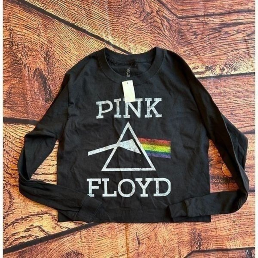 OFFICIAL Pink Floyd Dark Side of‎ the Moon Prism Long Sleeve T Shirt Top